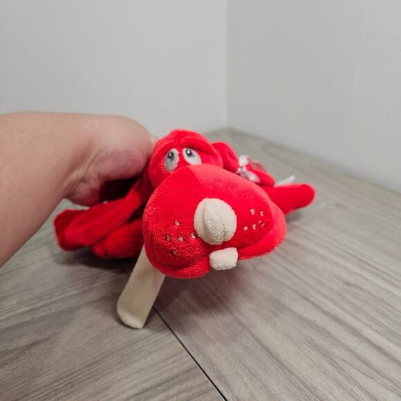 Commonwealth Red Dog Plush blood hound basset love valentines droopy vintage - Picture 2 of 9